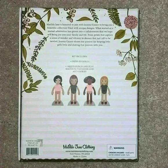 Matilda Jane Joanna Gaines Magnetic Dress Up Paper Doll Set - Picture 3 of 3